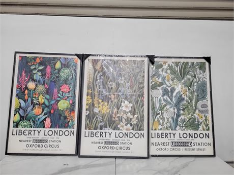 Liberty London Floral Posters Lot
