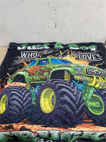 Monster Truck Blanket