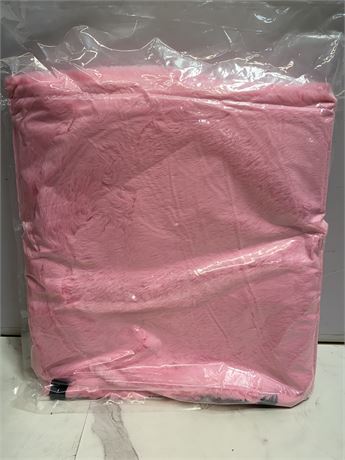 Pink Faux Fur Blanket