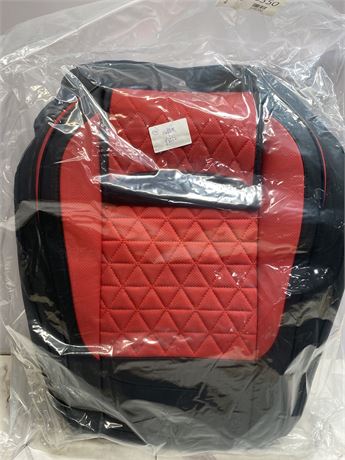 Red and Black Car Seat Cover