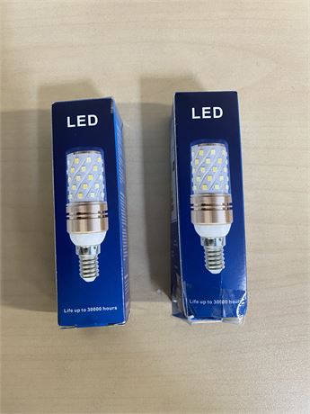 Lot of 2 LED Light Bulbs