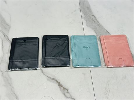 Lot of 4 Card Holders