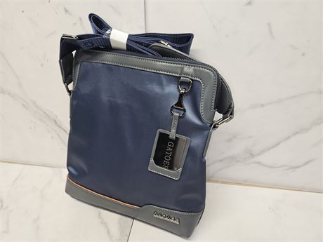 Blue and Gray Shoulder Bag