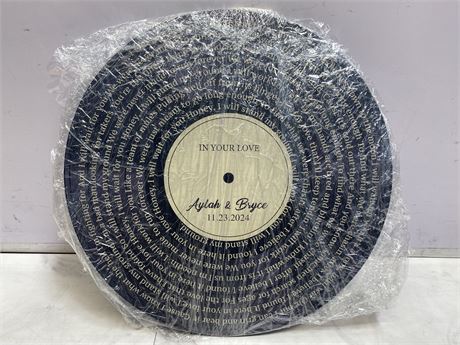 Custom Vinyl Record Wall Art