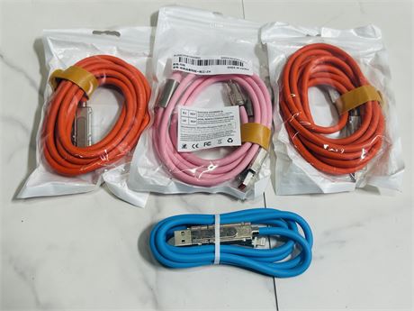 Lot of 4 USB Cables
