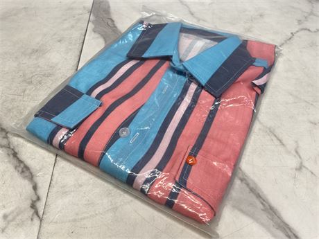 Striped Button-Up Shirt