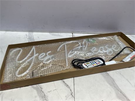 Neon Sign with Remote