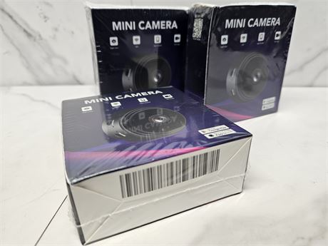 Lot of 4 Mini Cameras