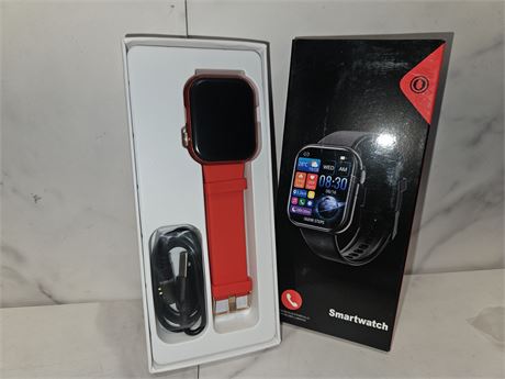 Smartwatch with Red Band