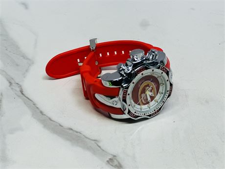 Red Sports Watch with Box