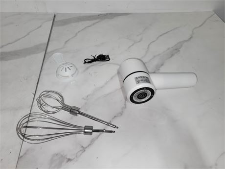 USB Electric Egg Beater Set