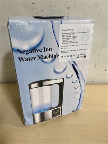 Negative Ion Water Machine V8