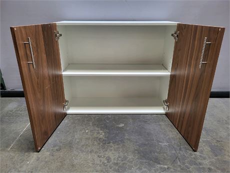 2 Door Wall Cabinet - Walnut