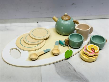 Children's Wooden Tea Set