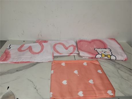 (Full zise) Heart and Bear Bedding Set