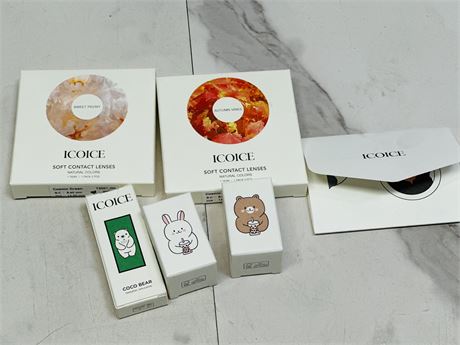 Lot of ICOICE Contact Lenses & Accessories