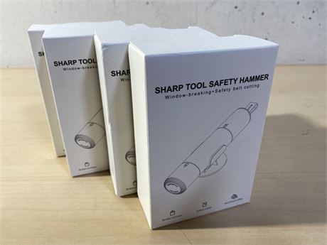 Lot of 4 Safety Hammers