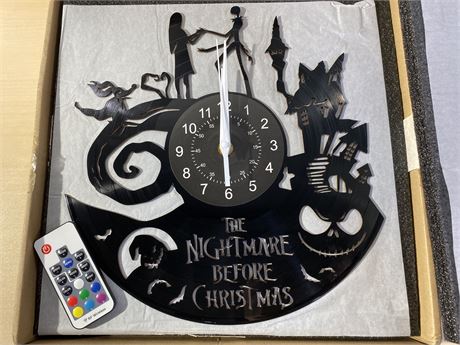 Nightmare Before Christmas Wall Clock