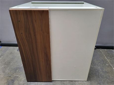 Door Base Corner Cabinet (Swings Right) - Walnut