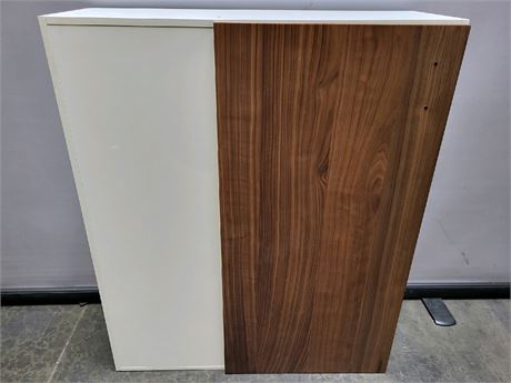1 Door Wall Cabinet (Swings Right) - Walnut