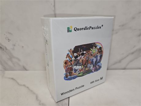 QuordlePuzzles Wooden Puzzle