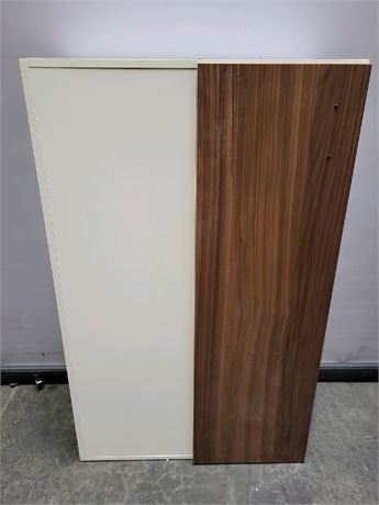 1 Door Wall Cabinet (Swings Right) - Walnut