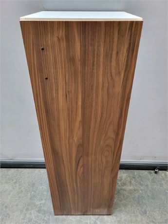 1 Door Wall Cabinet (Swings Left) - Walnut