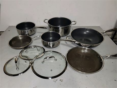 HexClad Hybrid Nonstick 9-Piece