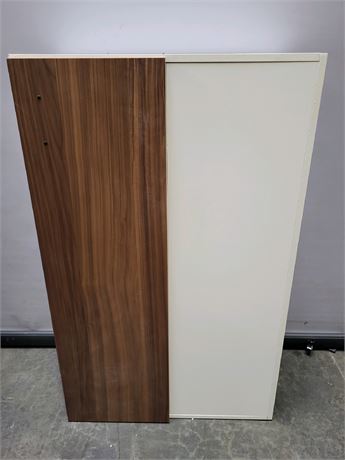 1 Door Wall Cabinet (Swings Left) - Walnut