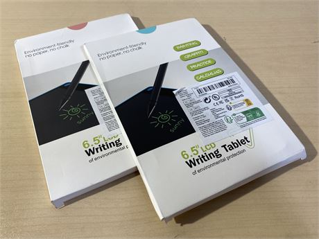 Lot of 2 LCD Writing Tablets