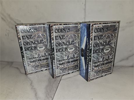 Lot of 3 Odin's Eye Oracle Decks