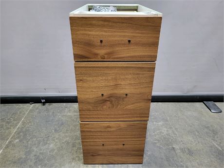 3 Drawer Base Cabinet - Walnut