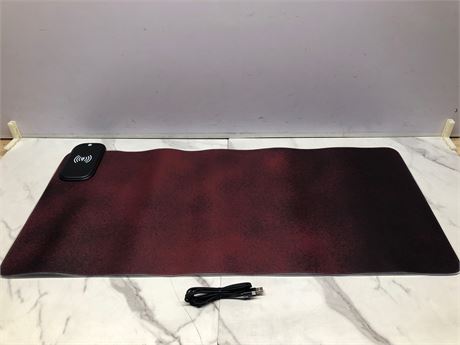 RGB Red Gaming Mouse Pad 16in x 35in