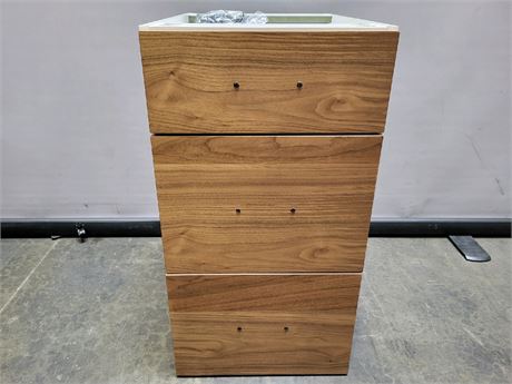 3 Drawer Base Cabinet - Walnut