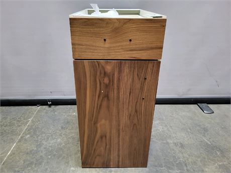 1 Drawer Base Cabinet (Swings Left) - Walnut