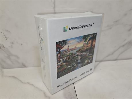 QuordlePuzzles Wooden Puzzle