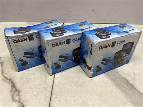Lot of 3 Dash Cams