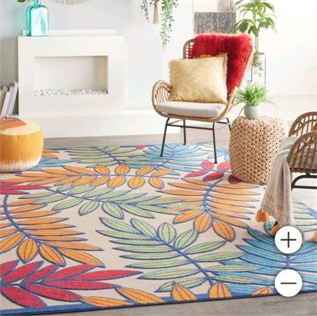 Veranda Indoor-Outdoor Area Rug or Runner, Oasis