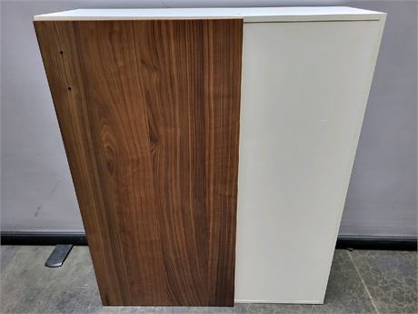 1 Door Wall Cabinet (Swings Left) - Walnut