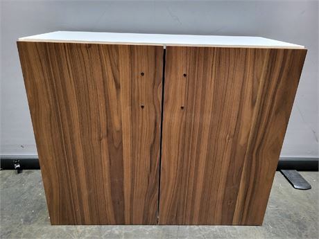 2 Door Wall Cabinet - Walnut