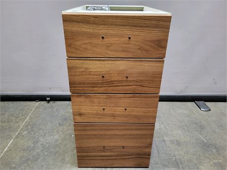 4 Drawer Base Cabinet - Walnut