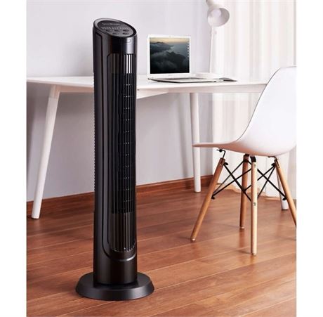 *OmniBreeze, Oscillating Tower Fan w Multi Speed