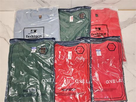 Lot of 6 T-Shirts; LG,XL, 2XL,3XL