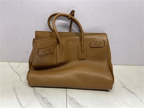 Brown Leather Handbag