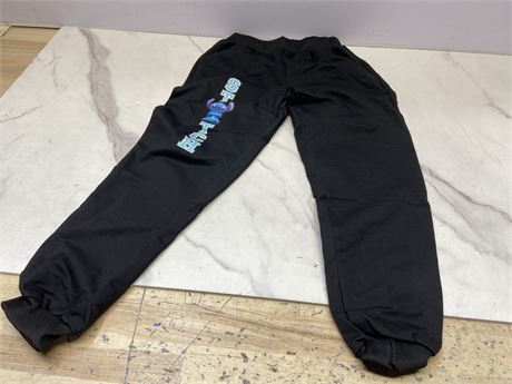 (Size9) Girls Stitch Black Sweatpants