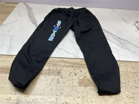 (Size12) Girls Stitch Black Sweatpants