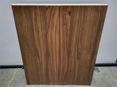 2 Door Wall Cabinet - Walnut