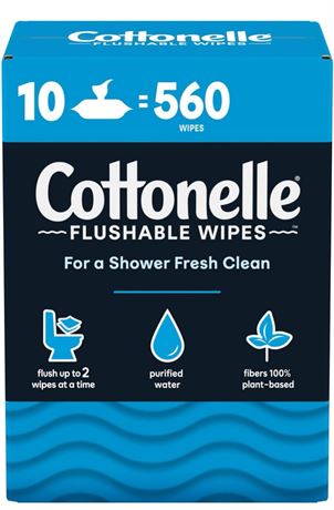 Cottonelle Freshfeel Flushable Wet Wipes
