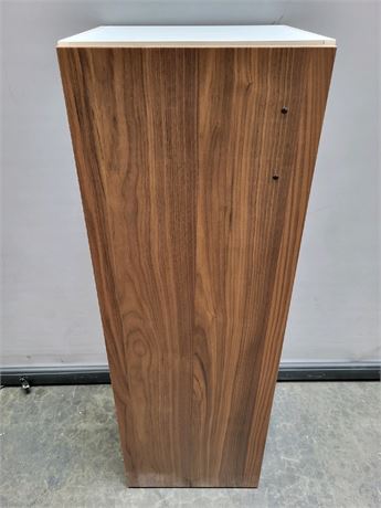 1 Door Wall Cabinet (Swings Right) - Walnut