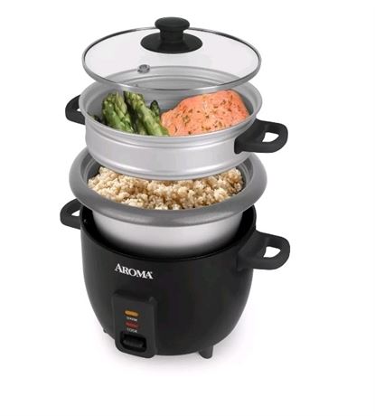 Aroma Rice Cooker with Outer Steam